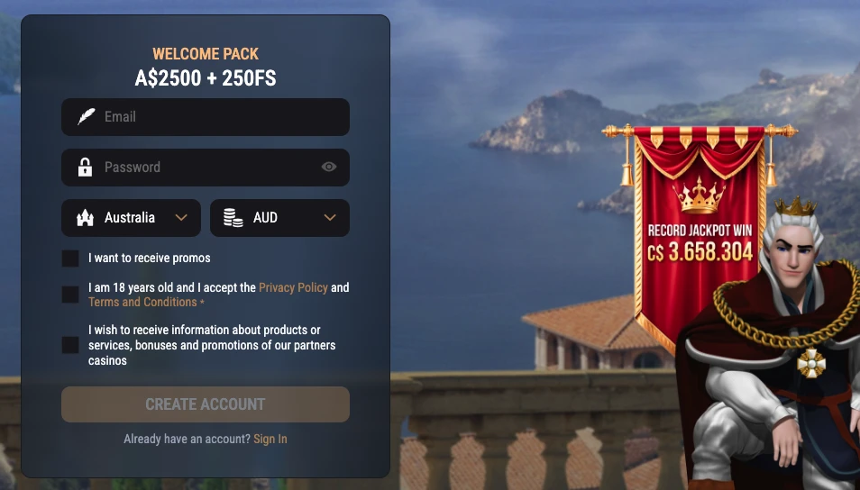 kingbilly casino Gameplay