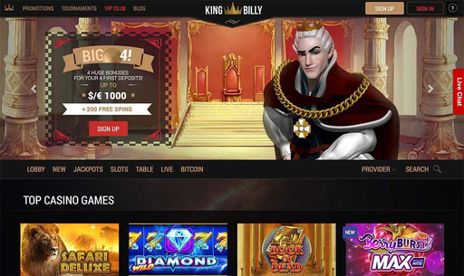 kingbilly casino Gameplay